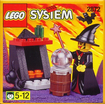 LEGO 2872 Witch and Fireplace [Castle: Fright Knights] | zamek wiedźma