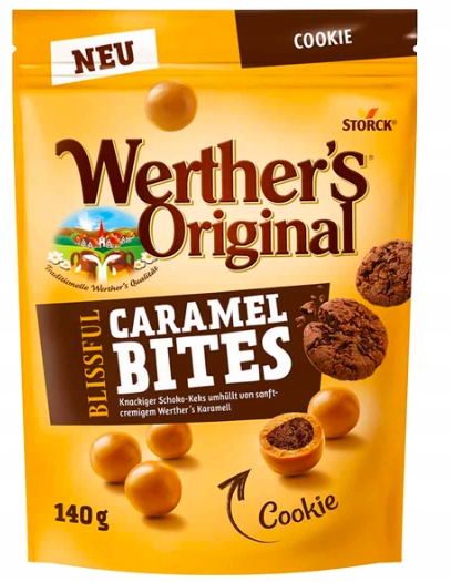 Werther's Original Caramel Bites Cookie 140 g