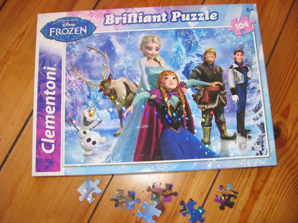 Puzzle błyszcz Clementoni 104 6+ Kraina Lodu 20127