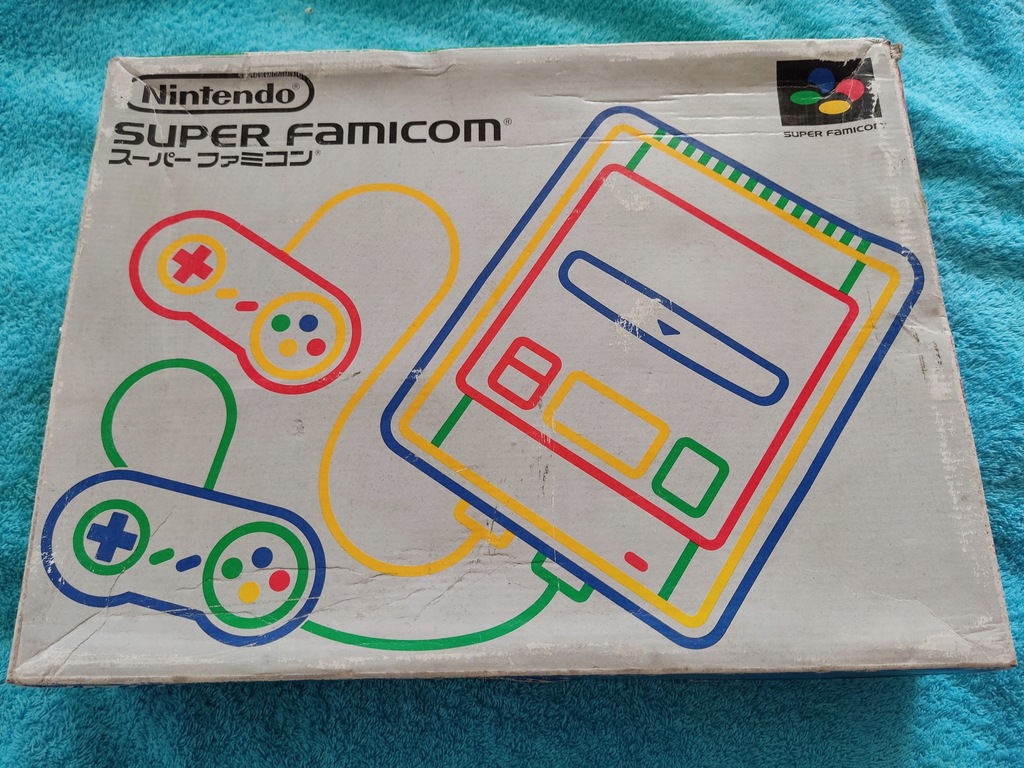 Konsola Super Famicom+2 pady+box+instrukcja
