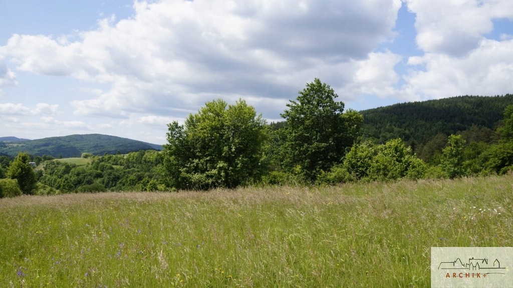 Działka, Stróża, Pcim (gm.), 1700 m²