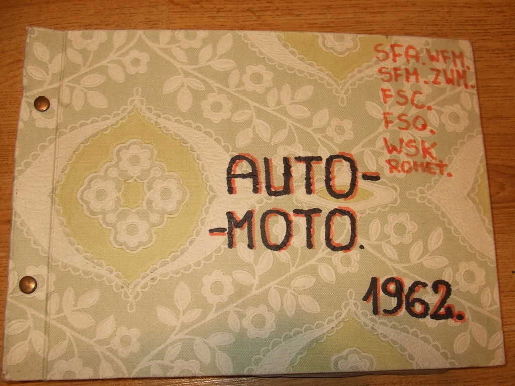 album AUTO - MOTO 1962
