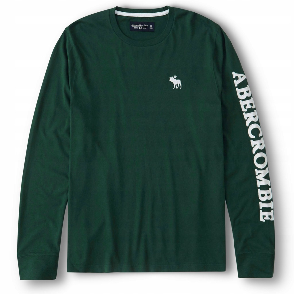 Koszulka t-shirt zielona ABERCROMBIE Hollister XXL