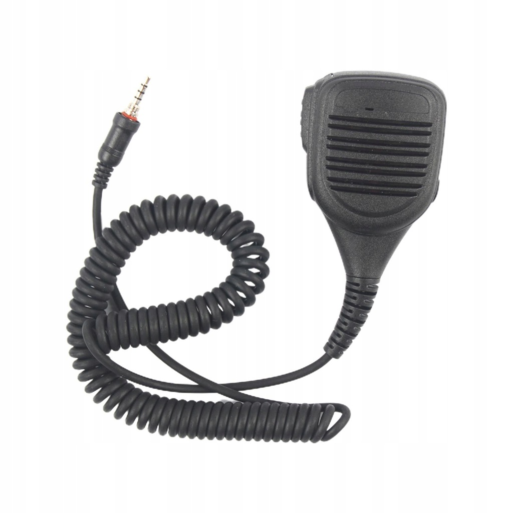 Speaker Microphone Coiled Cord Professional Clear Call Shoulder Speaker Mic