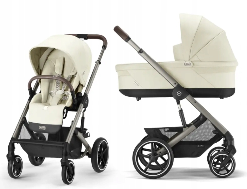 CYBEX wózek 2w1 BALIOS S LUX SEASHELL BEIGE