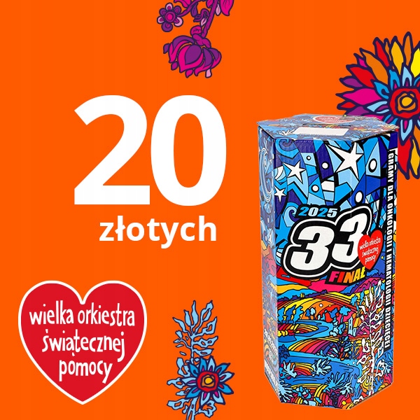 Puszka WOŚP - wspieram 33. Finał 20 zł