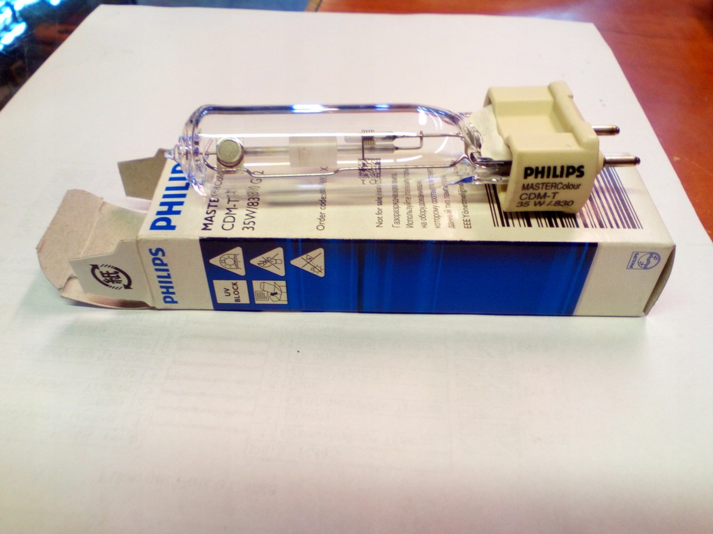 Philips MASTERcolour CDM-T 35W 830 - Lampada A Risparmio Energetico, WDL CDM - Foto 5