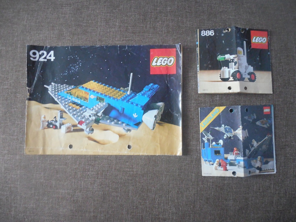 Legoland Space Classic 924 i 886 Lego katalog 1979