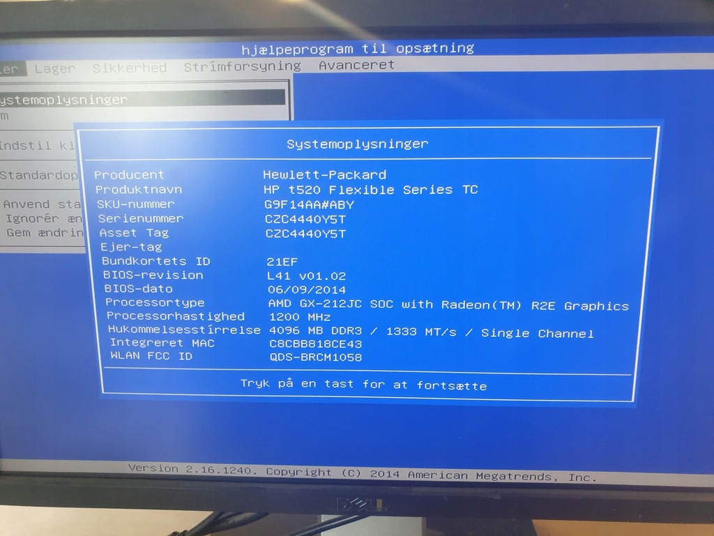 HP 1520 Flex AMD CPU (2117718)