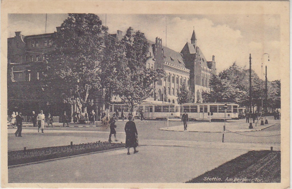 SZCZECIN/Stettin Berliner Tor /Tramwaje 1944r. 12722379073