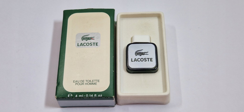 STARA KOLEKCJONERSKA MINIATURA LACOSTE 4ML