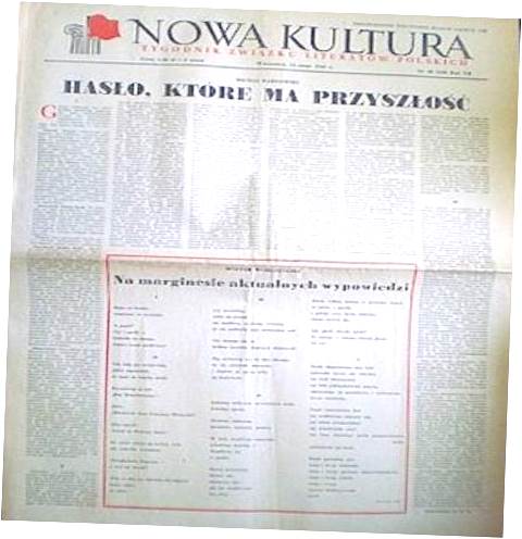 Nowa kultura tygodnik nr 20/1956 - 1956