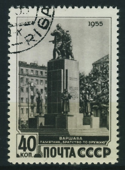 ZSRR 40 kop. - 1955 Warszawa Pomnik