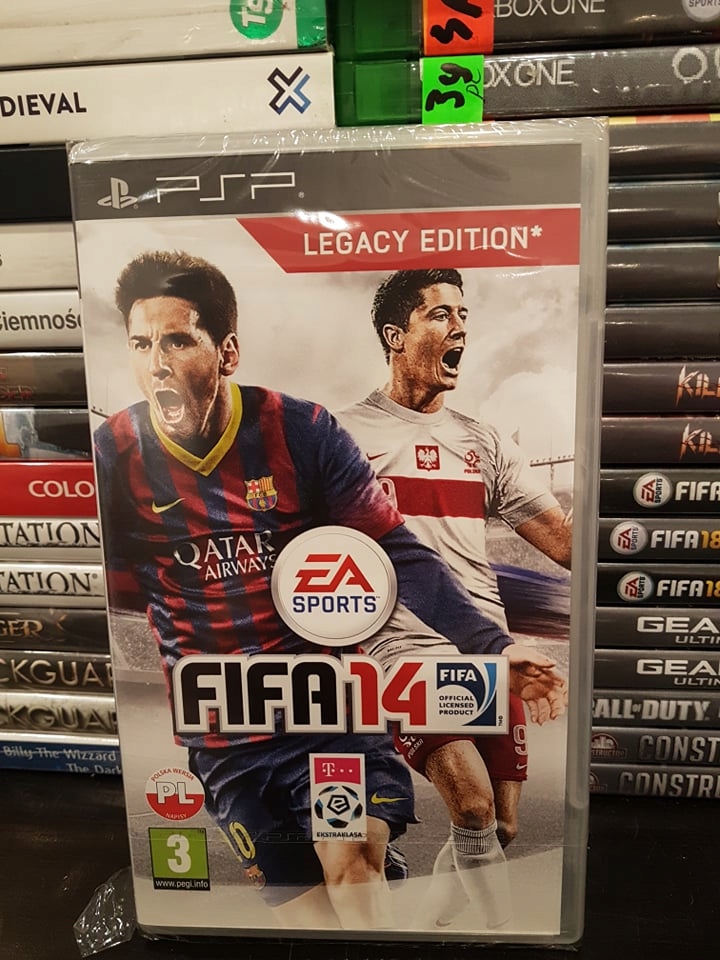 PSP FIFA 14 FIFA14 2014 PL PO POLSKU NOWA FOLIA