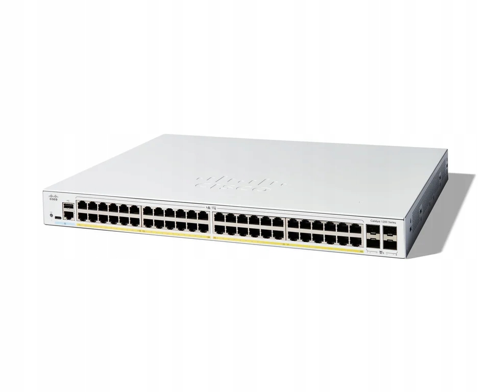 Cisco C1200-48P-4X łącza sieciowe Zarządzany L2/L3 Gigabit Ethernet (1...
