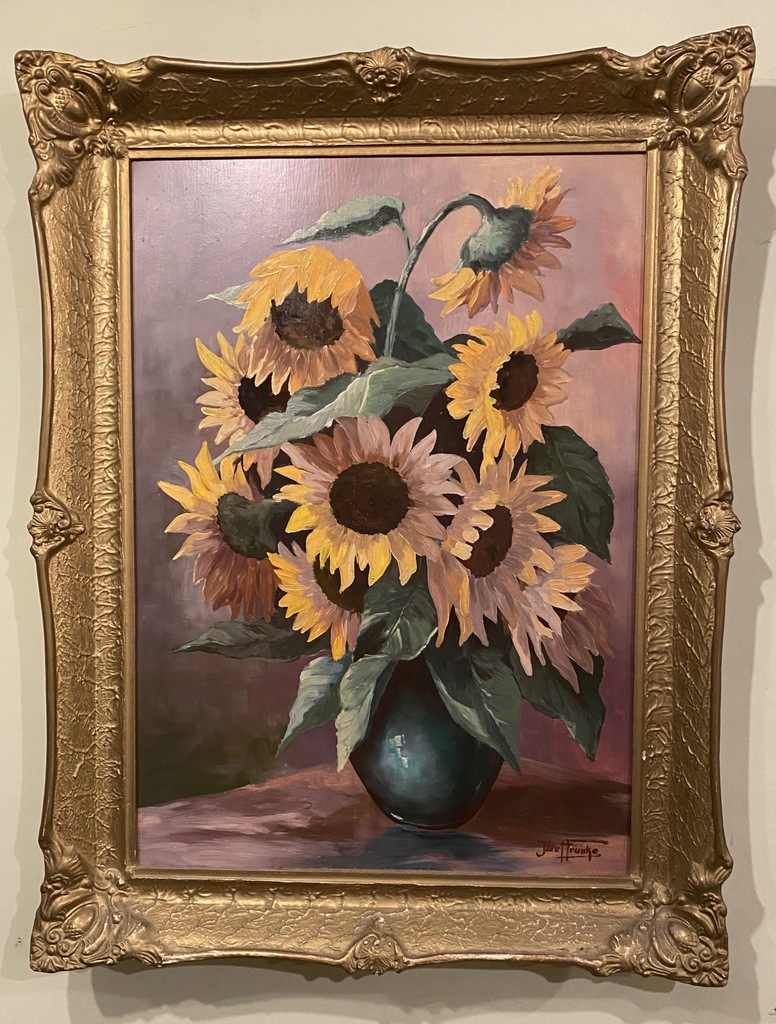 Obraz olejny słoneczniki Józef Franke
