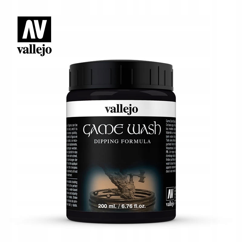 VALLEJO Game Color Black Wash 200 ml