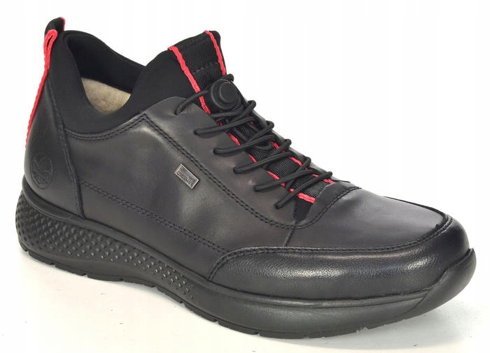 RIEKER B7693-00 SCHWARZ R41 Półbuty - 12563623161 - oficjalne archiwum ...