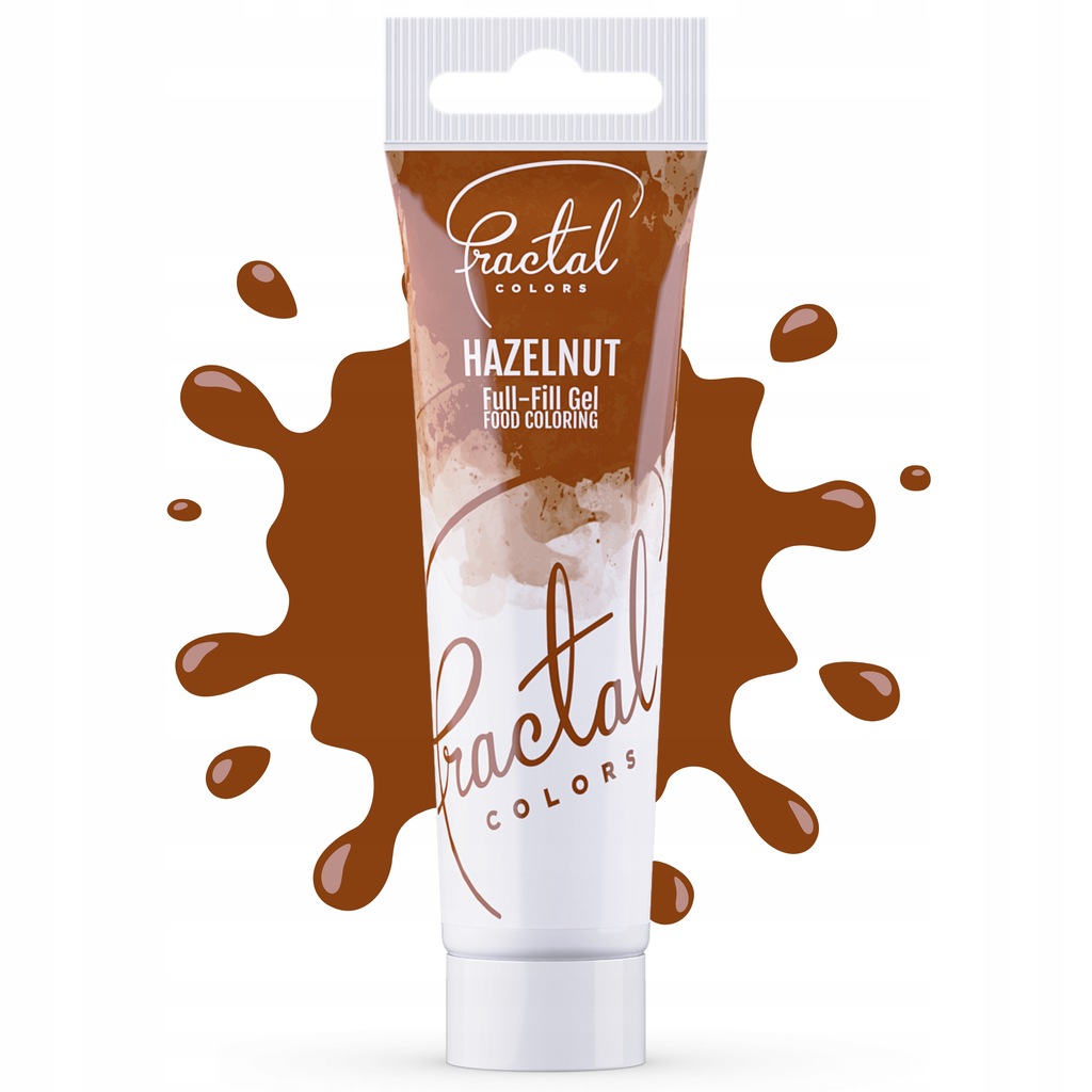 Barwnik spożywczy w żelu FRACTAL 30 g HAZELNUT