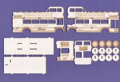 Купить Картонная модель - Лондонский автобус - Лондонский автобус 3D: отзывы, фото, характеристики в интерне-магазине Aredi.ru