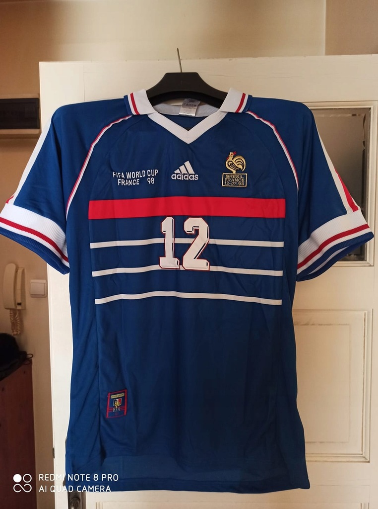 フランス代表 アンリ 12 ユニフォーム 1998モデル 復刻 フランス代表 ADIDAS 1998 復刻 ユニフォームショップ France O.K.A.