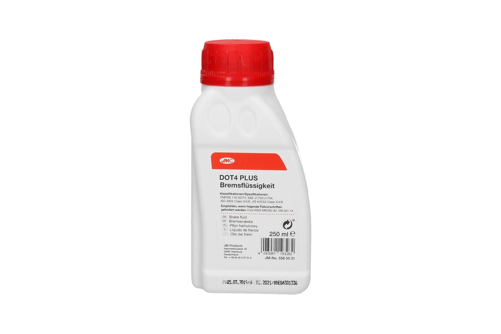 PŁYN HAMULCOWY JMC DOT 4 PLUS 250ml