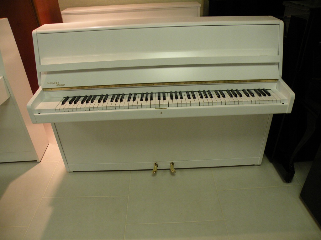 == pianino MALMSJO Student białe 88 klawiszy ==