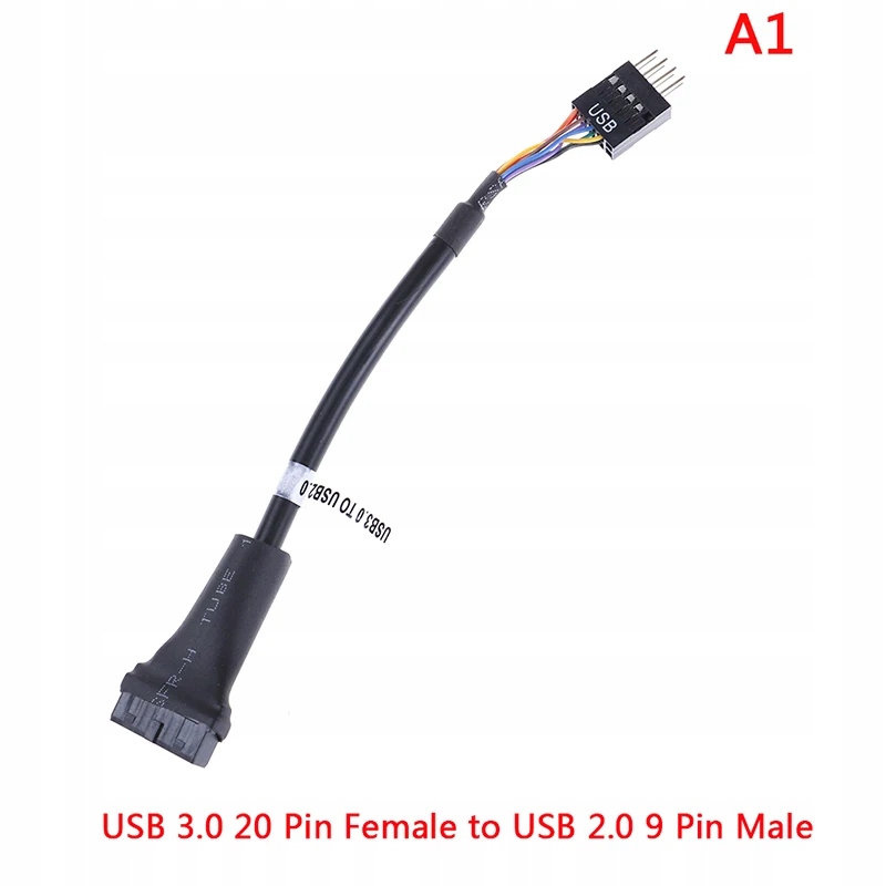 USB 3.0 20 Pin płyty głównej do Usb 2.0 9 Pin Adapter na kabel do konwerter