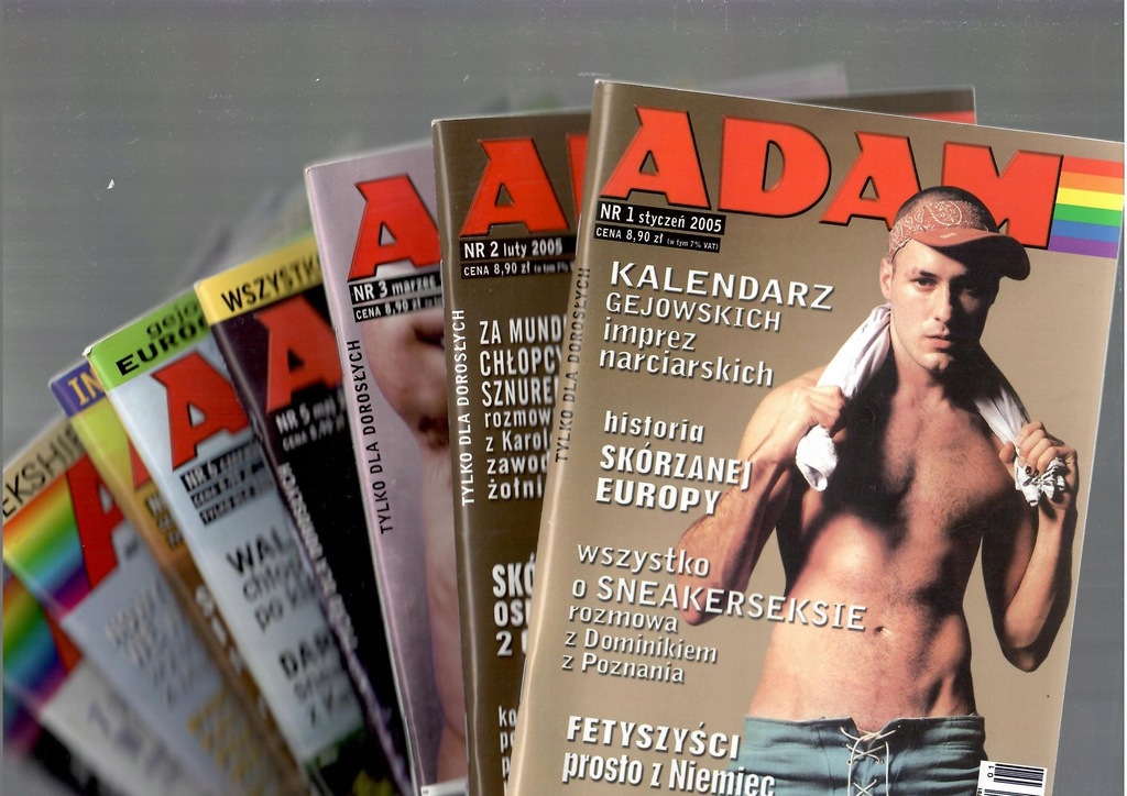 Magazyn erotyczny Adam 2005 - 10 numerów