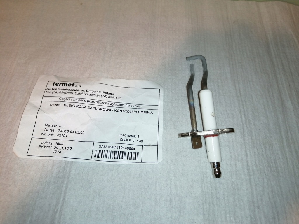Elektroda zapłonowa Ecocondens Plus Termet (4600) - 11221433616
