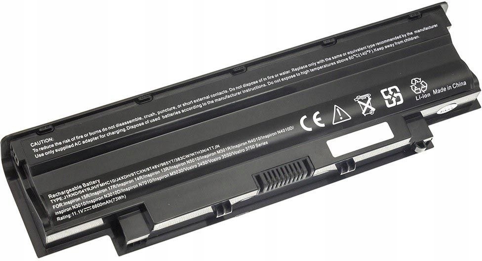 Bateria GREEN CELL do Dell Inspiron 13R 3010 6600 mAh 11.1V DE02D