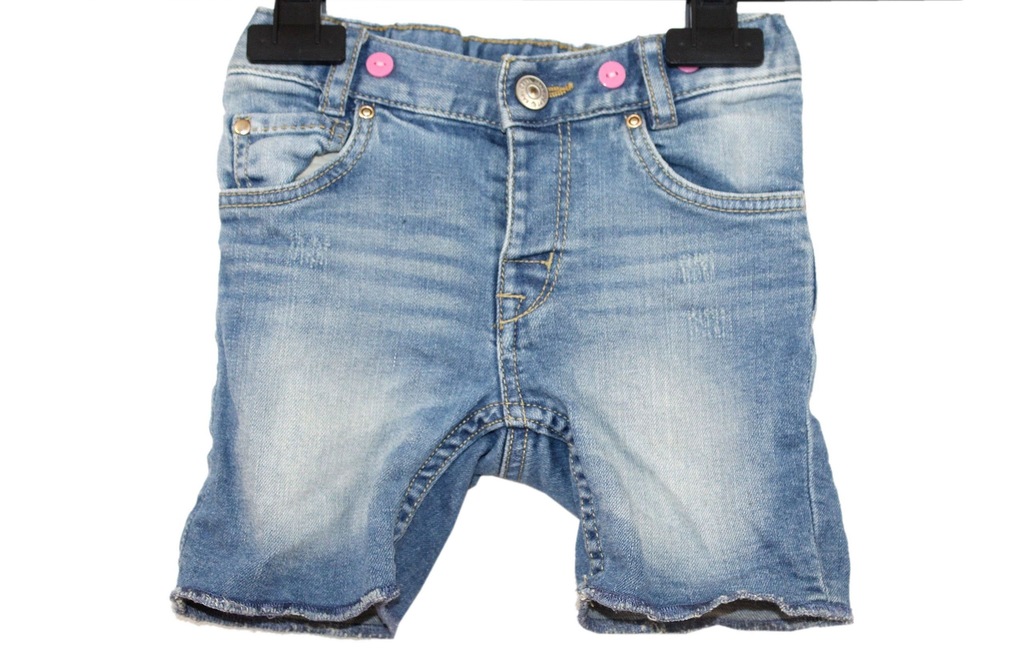 a4_H&M_Dziewczęce Spodenki Jeans Przetarcia_80