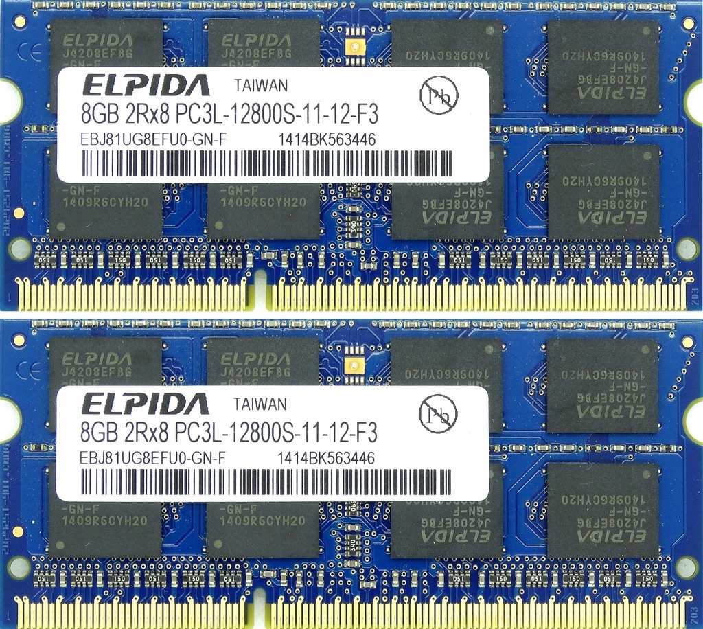 Pamięć RAM DDR3 Elpida EBJ81UG8EFU0-GN-F 8 GB