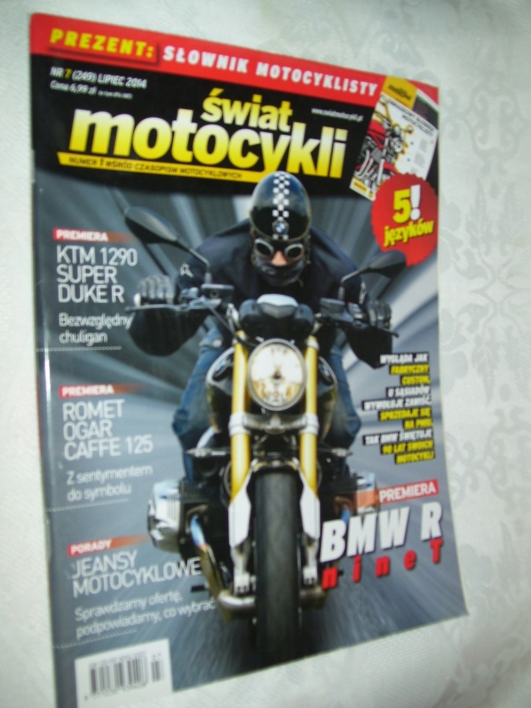 ŚWIAT MOTOCYKLI - BMW R NINET - 7/2014