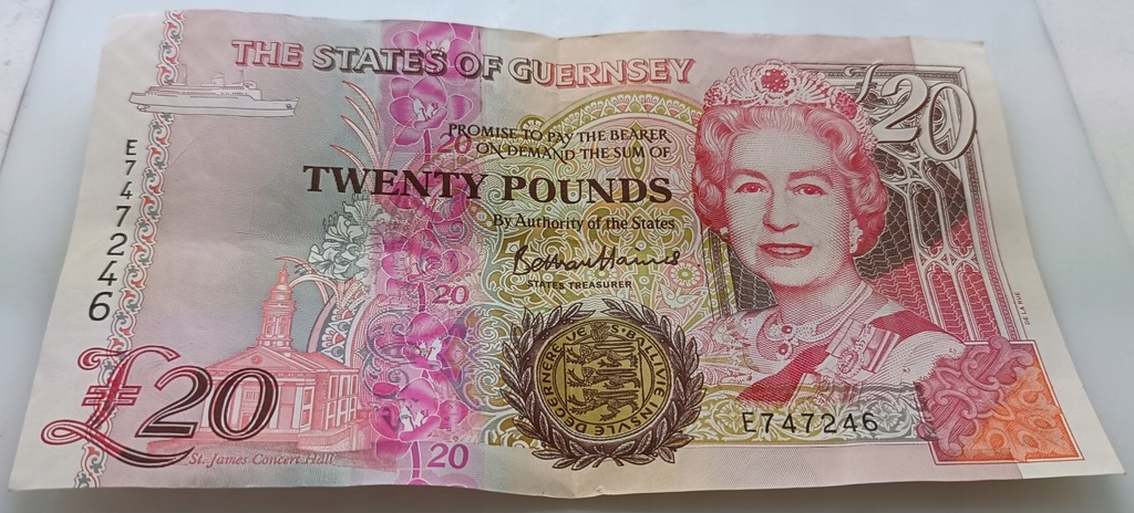 Banknot 20 funtów, Guernesy