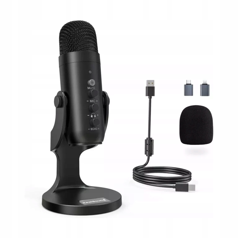 MIKROFON USB POJEMNOŚCIOWY ZEALSOUND K66 6438083579634