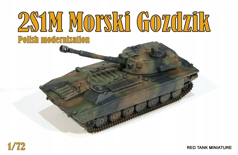 Купить 2С1-М Морский Гоздзик 1/72 R72041 МИНИАТЮРНЫЙ КРАСНЫЙ ТАНК: отзывы, фото, характеристики в интерне-магазине Aredi.ru