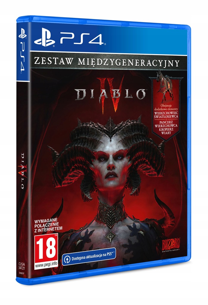 Купить Diablo IV + пакет предзаказа PS4: отзывы, фото, характеристики в интерне-магазине Aredi.ru