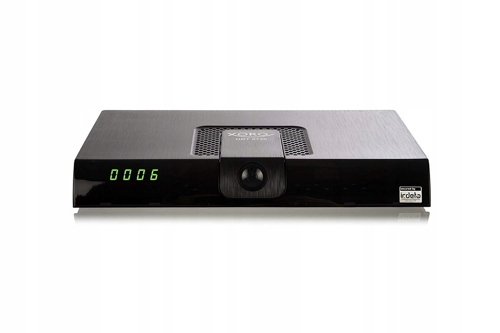 Odbiornik Xoro HRT 8720 HEVC DVB-T/T2, czarny
