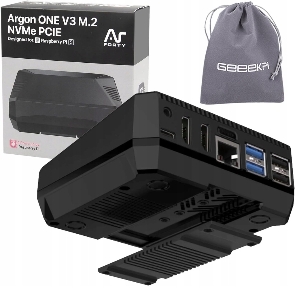 GeeekPi Argon One V3 M.2 NVME PCIE obudowa dla Raspberry Pi 5