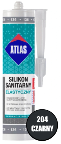 CZARNY SILIKON DO PŁYTEK CERAMICZNYCH 280ML