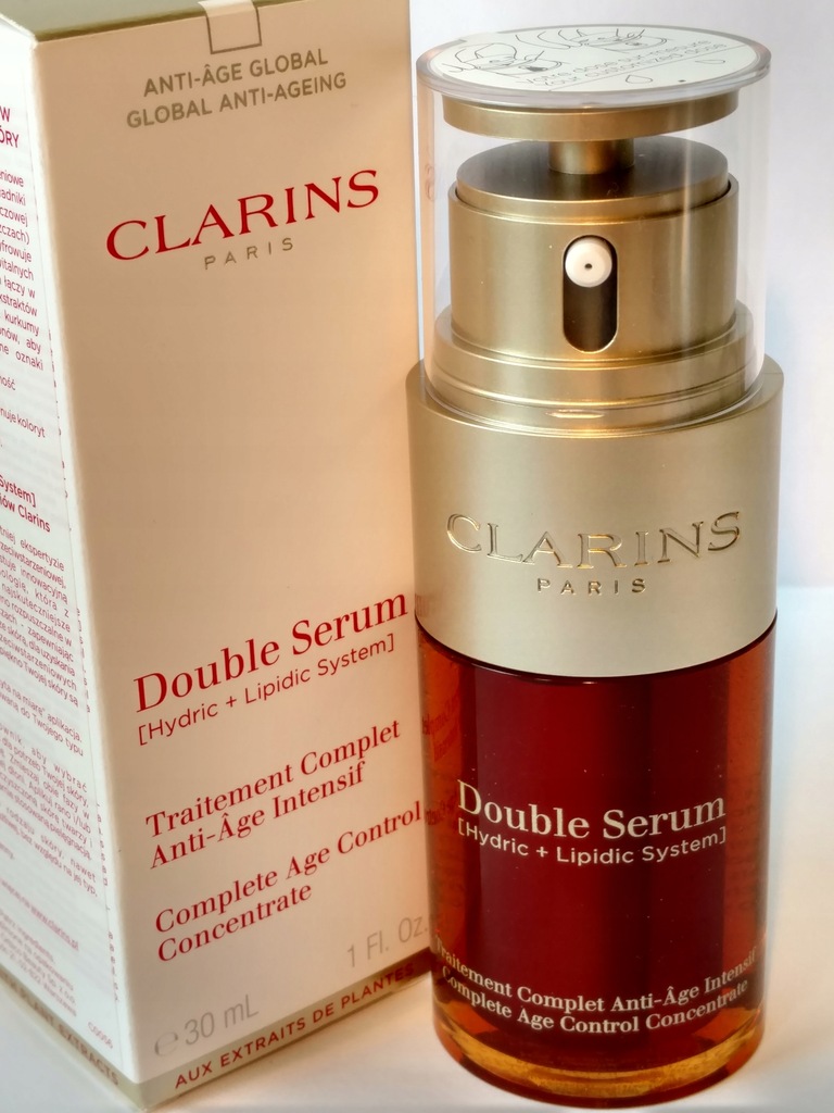 CLARINS DOUBLE SERUM 30ml NOWA FORMUŁA! ORYGINALNE