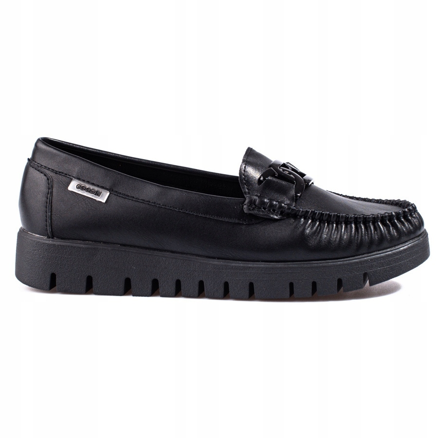 Mokasyny damskie na platformie r.37