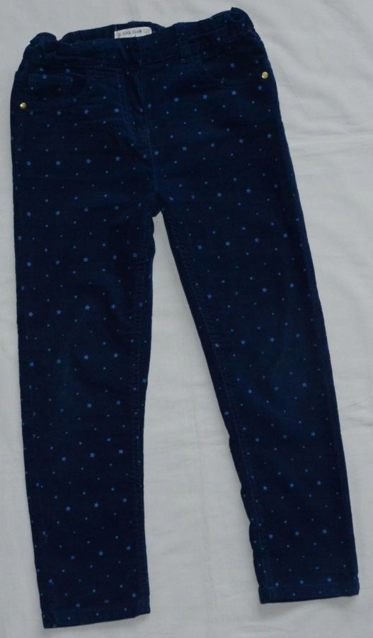 Cool Club Spodnie sztruksowe w gwiazdki r. 128