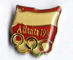 Odznaka z Igrzysk Olimpijskich Atlanta 1996 PKOL 2