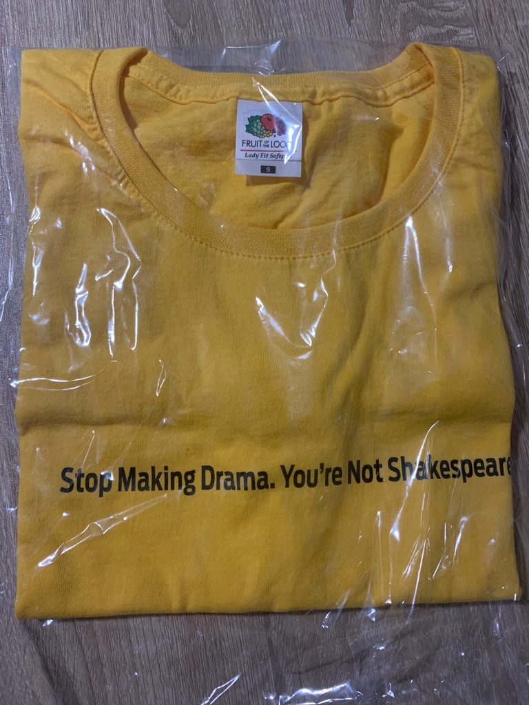 tshirt damski stop making drama