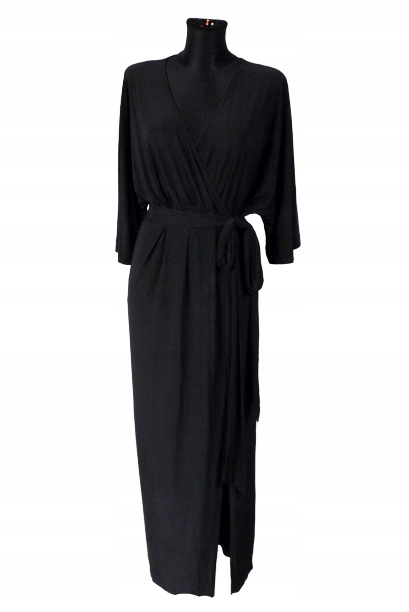 ASOS CURVE długa czarna suknia 46 J.NOWA