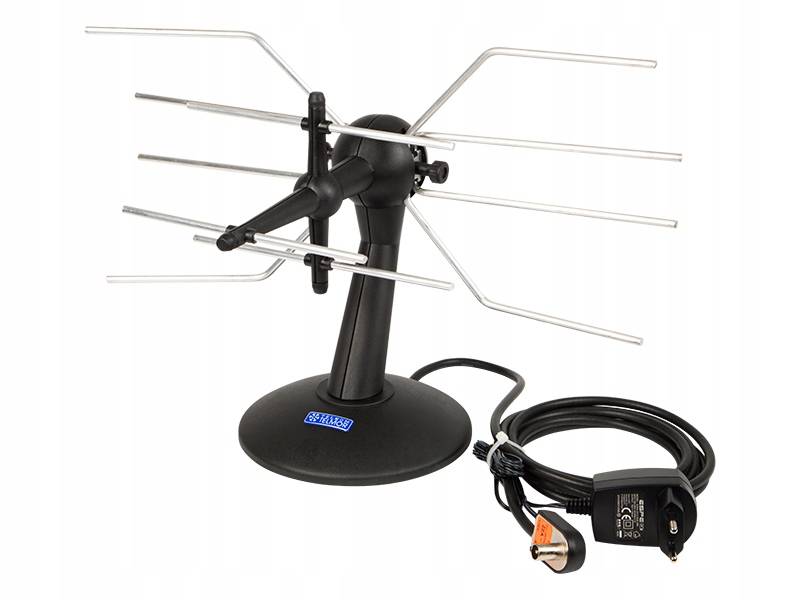 Antena TV pokojowa TELMOR DSP-860 DVB-T2 FM DAB 5G PROTECTED