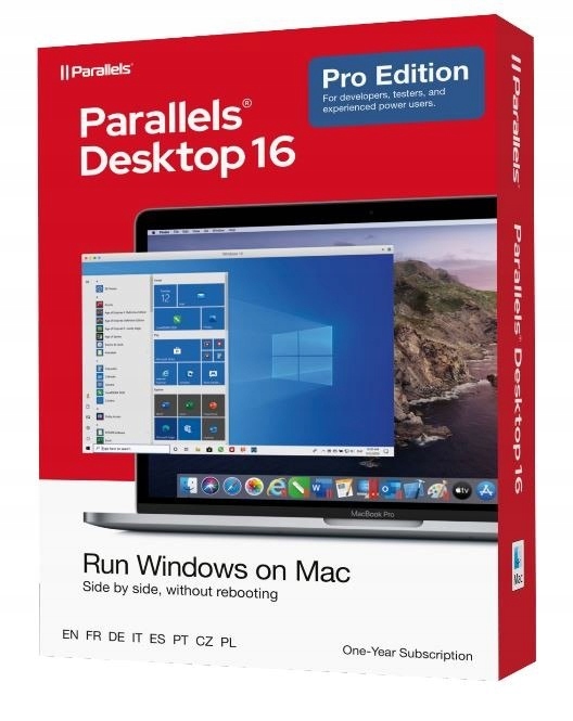 Parallels Desktop 16 Pro Retail Box 1Yr EU