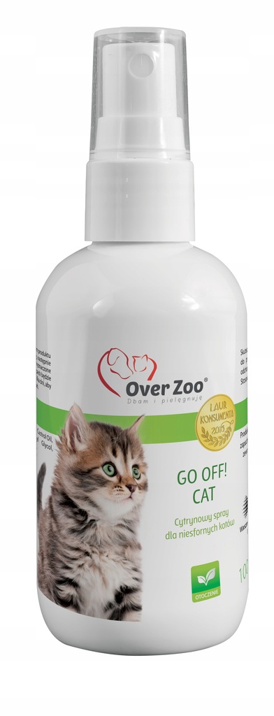 Over Go Off Cat, preparat odstraszający koty, spray, 125 ml